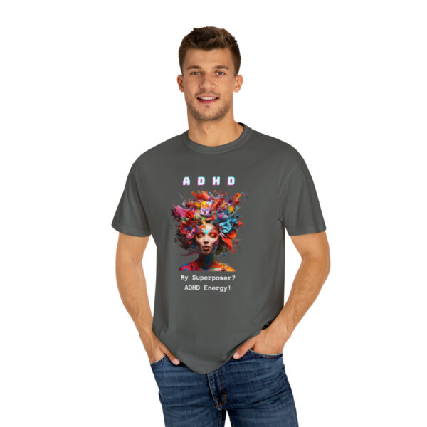 ADHD Shirt Adult adhd made by an ADHDer Comfort Color 1717 shirt adhd Shirt creative mind tee adhd organization Mental Health Tee - Image 3