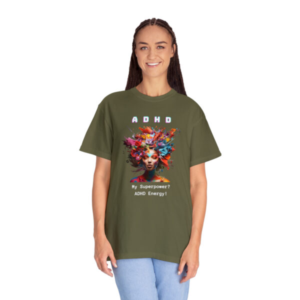 ADHD Shirt Adult adhd made by an ADHDer Comfort Color 1717 shirt adhd Shirt creative mind tee adhd organization Mental Health Tee - Image 8