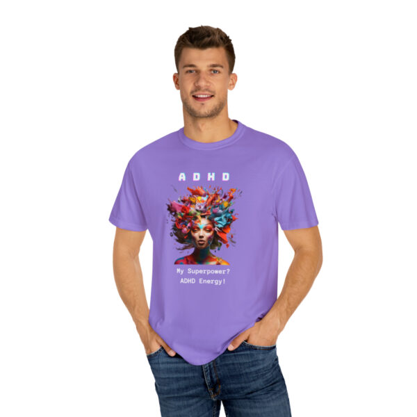 ADHD Shirt Adult adhd made by an ADHDer Comfort Color 1717 shirt adhd Shirt creative mind tee adhd organization Mental Health Tee - Image 27