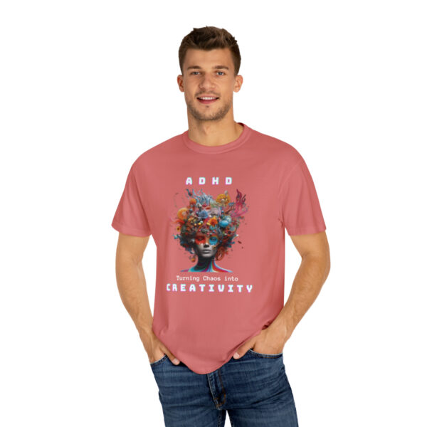ADHD Shirt Adult adhd made by an ADHDer Comfort Color 1717 shirt adhd Shirt creative mind tee adhd organization Mental Health Tee - Image 43