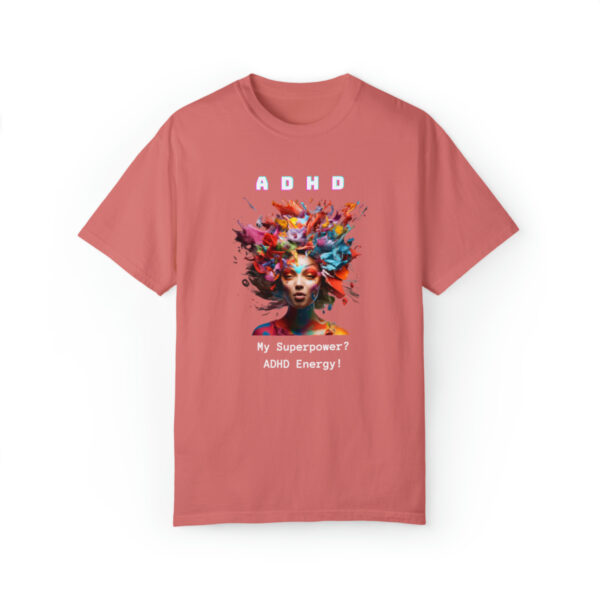 ADHD Shirt Adult adhd made by an ADHDer Comfort Color 1717 shirt adhd Shirt creative mind tee adhd organization Mental Health Tee - Image 41