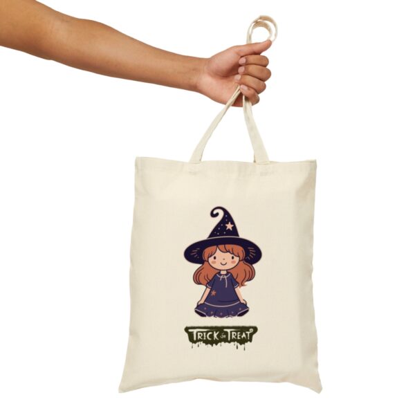 Spooky tote bag, Witch tote bag, Witch Bag, Halloween Bag, Halloween Decor, Spooky Season, Trick or treat, Trick or Treat Goodie gift Bags - Image 5