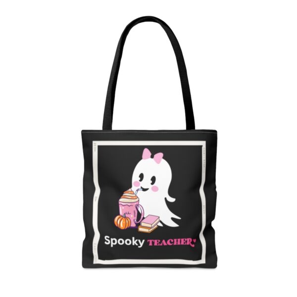 Medium Spooky Teacher Tote Bag - Spooky-Chic Design