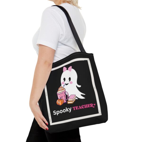 Medium Spooky Teacher Tote Bag - Halloween Fashion