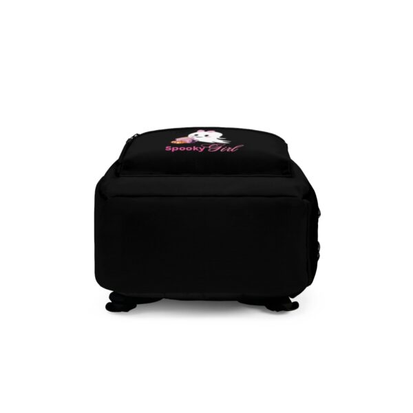 Cute backpack fashion backpack spooky girl women kids sports traveling school college university laptop halloween best friend bday gift bag - Image 5