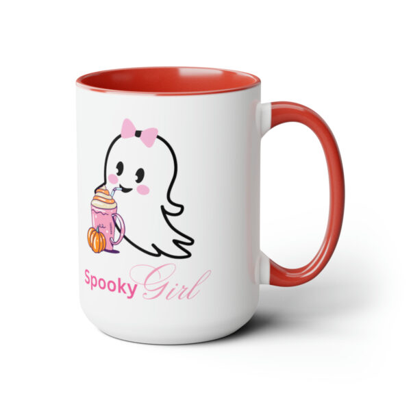 Cute Ghost Halloween Mug Halloween Fall Coffee Mug Gift For Her Spooky Girl Mug Ghost Lover Mug Cute Spooky Ghost Pumpkin Two Tone Mugs 15oz - Image 18