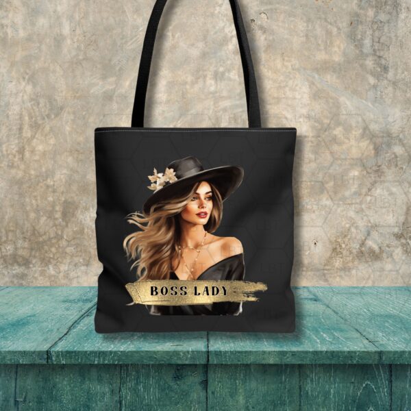 Boss Lady Tote Bags on Table