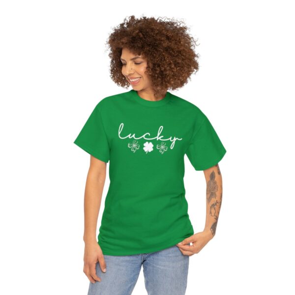 Lucky Shamrock T-Shirt, Saint Patricks Day Four Leaf Clover Tee - Image 22