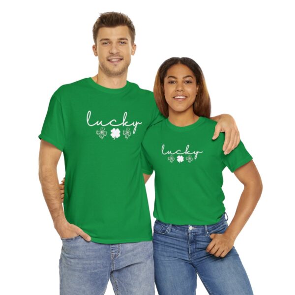 Lucky Shamrock T-Shirt, Saint Patricks Day Four Leaf Clover Tee - Image 23