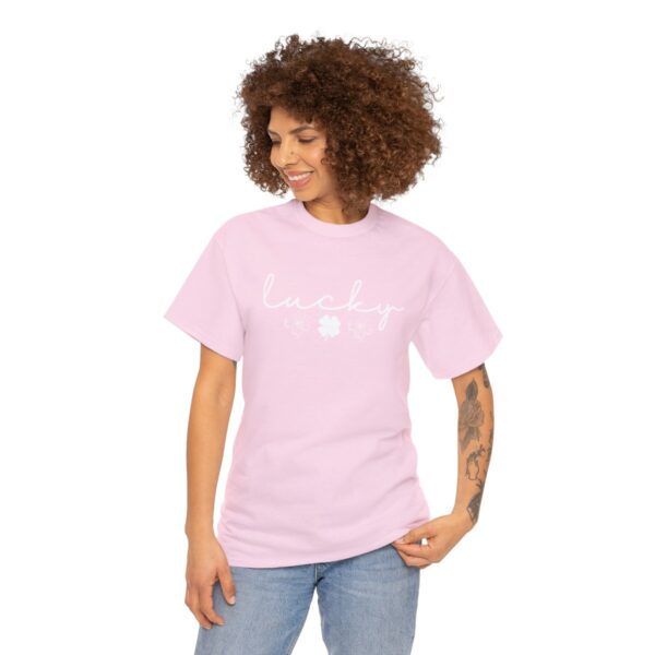 Lucky Shamrock T-Shirt, Saint Patricks Day Four Leaf Clover Tee - Image 24
