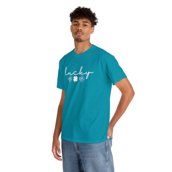 Lucky Shamrock T-Shirt, Saint Patricks Day Four Leaf Clover Tee - Image 13