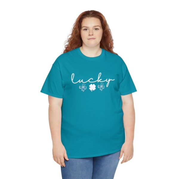 Lucky Shamrock T-Shirt, Saint Patricks Day Four Leaf Clover Tee - Image 14