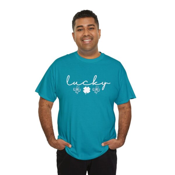 Lucky Shamrock T-Shirt, Saint Patricks Day Four Leaf Clover Tee - Image 15