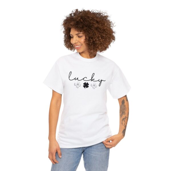 Lucky Shamrock T-Shirt, Saint Patricks Day Four Leaf Clover Tee - Image 9