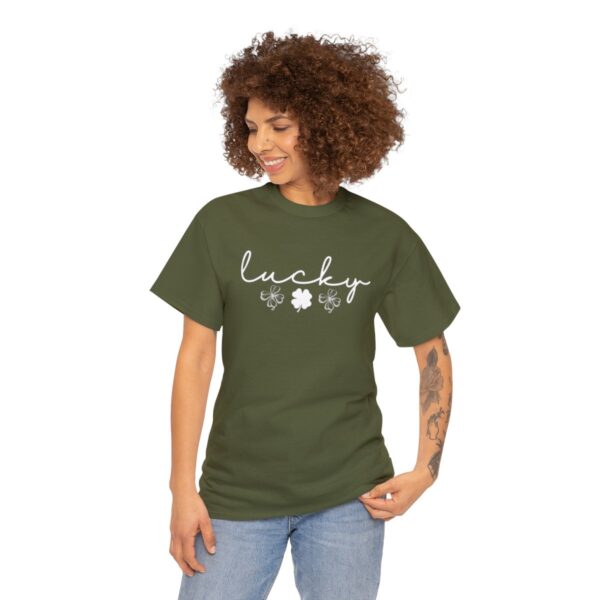 Lucky Shamrock T-Shirt, Saint Patricks Day Four Leaf Clover Tee - Image 18
