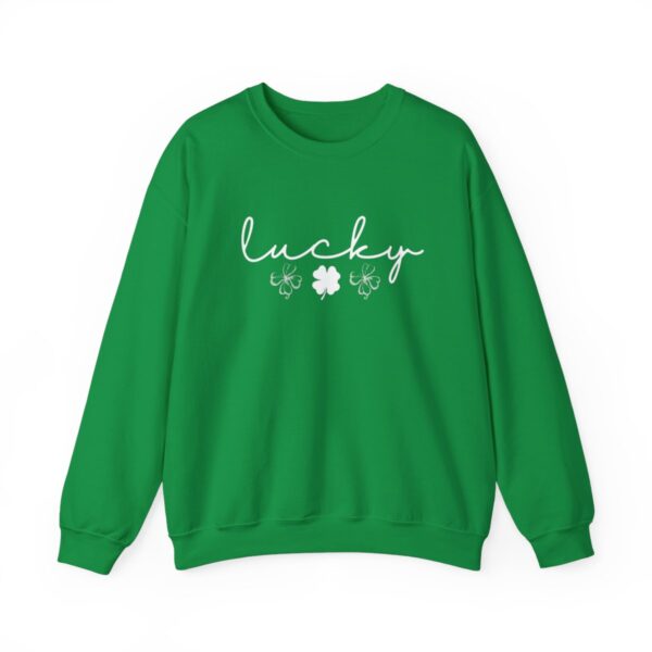 Lucky Clover St Patrick's Day Sweatshirt Lucky Four leaf Shamrock Saint Patrick's Day - Image 64