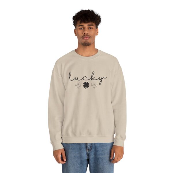 Lucky Clover St Patrick's Day Sweatshirt Lucky Four leaf Shamrock Saint Patrick's Day - Image 16