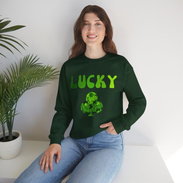 Lucky Clover Sweatshirt, Saint Patrick's Day Pullover - Image 11