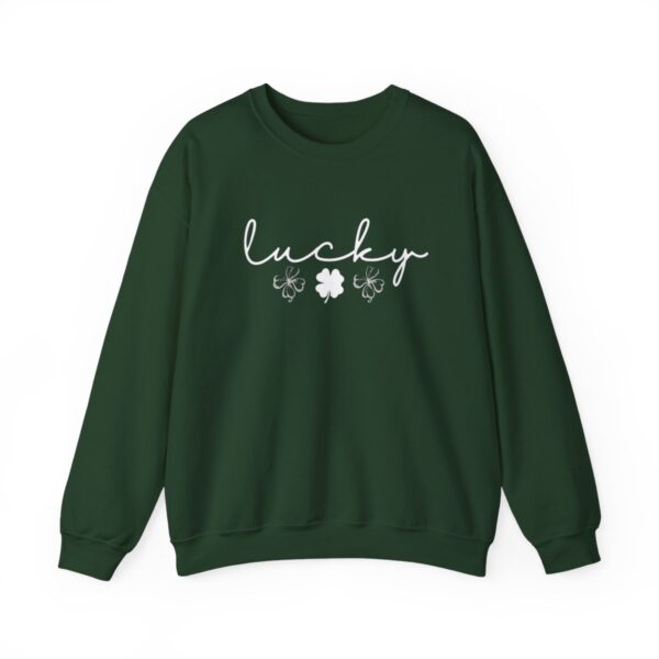Lucky Clover St Patrick's Day Sweatshirt Lucky Four leaf Shamrock Saint Patrick's Day - Image 53