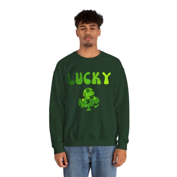 Lucky Clover Sweatshirt, Saint Patrick's Day Pullover - Image 5