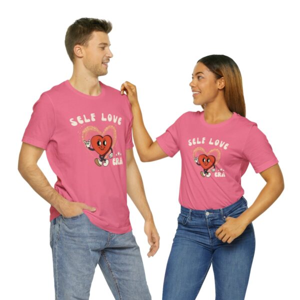 Self Love Era Retro Valentines Day T-Shirt Love Heart Shirt - Image 8