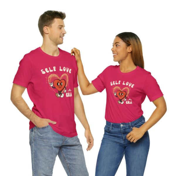 Self Love Era Retro Valentines Day T-Shirt Love Heart Shirt - Image 10