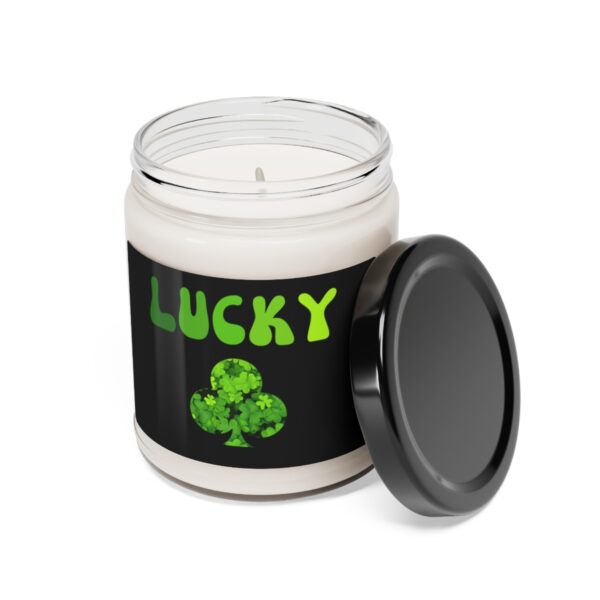 Saint Patrick's Day Shamrock Lucky Candle. 100% Natural Soy Wax Eco-friendly Candle - Image 14