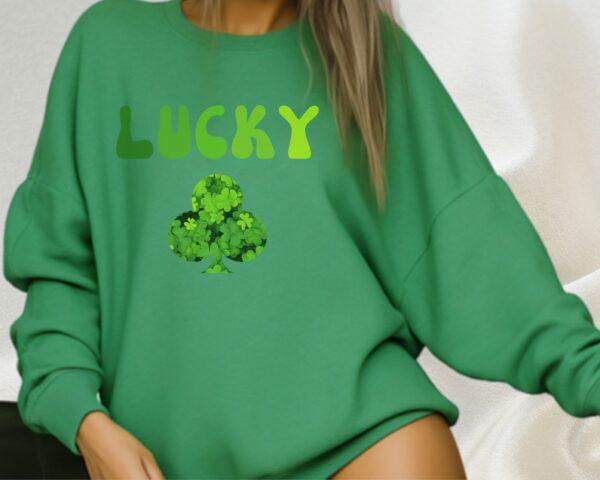 Lucky Clover Sweatshirt, Saint Patrick's Day Pullover - Image 27