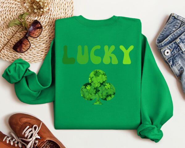 Lucky Clover Sweatshirt, Saint Patrick's Day Pullover - Image 26