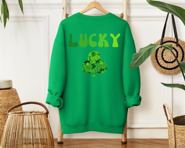 Lucky Clover Sweatshirt, Saint Patrick's Day Pullover - Image 25
