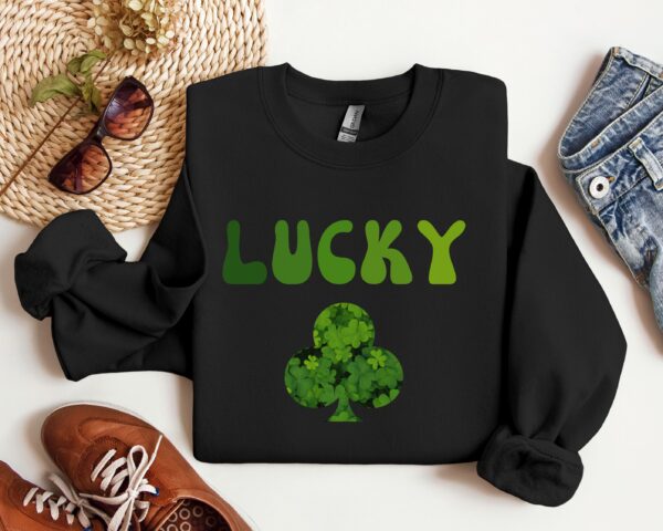 Lucky Clover Sweatshirt, Saint Patrick's Day Pullover - Image 18