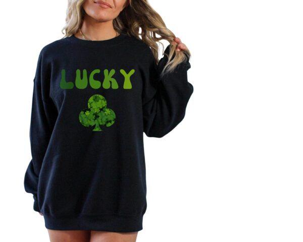Lucky Clover Sweatshirt, Saint Patrick's Day Pullover - Image 17