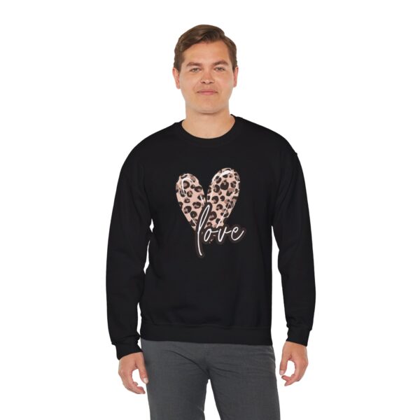 Leopard Heart Shirt, Heart Shirt, Love Shirt, Leopard Print Shirt, Retro Leopard Shirt, Animal Print T-Shirt,  For Women Sweatshirt - Image 28
