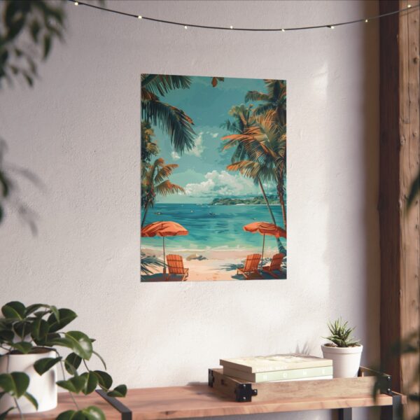 Tropical Beach Paradise Wall Art | Coastal Poster for Home Decor - Image 14