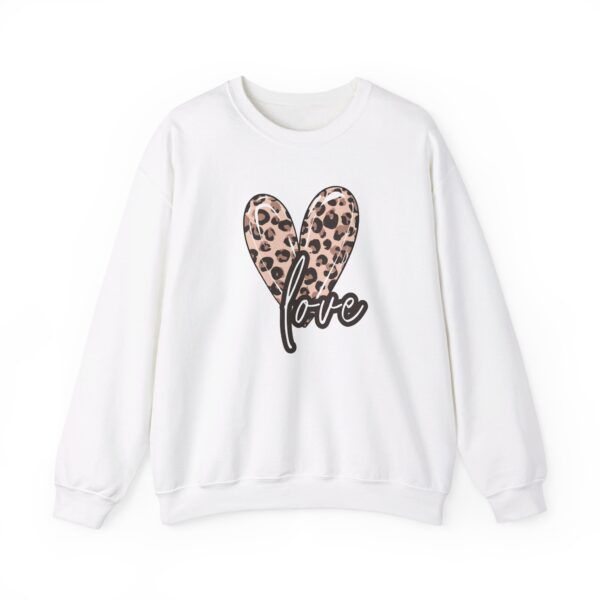 Leopard Heart Shirt, Heart Shirt, Love Shirt, Leopard Print Shirt, Retro Leopard Shirt, Animal Print T-Shirt,  For Women Sweatshirt - Image 12