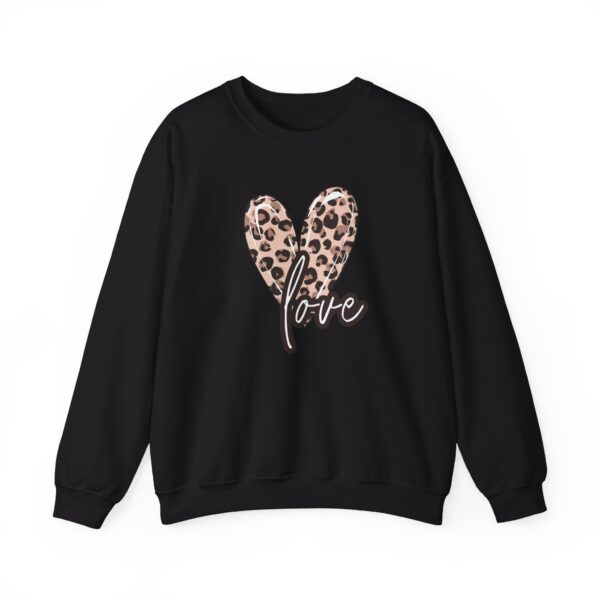 Leopard Heart Shirt, Heart Shirt, Love Shirt, Leopard Print Shirt, Retro Leopard Shirt, Animal Print T-Shirt,  For Women Sweatshirt - Image 23