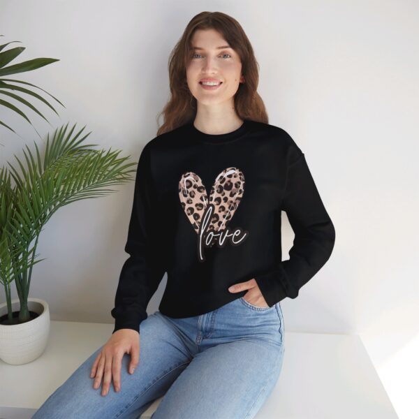 Leopard Heart Shirt, Heart Shirt, Love Shirt, Leopard Print Shirt, Retro Leopard Shirt, Animal Print T-Shirt,  For Women Sweatshirt - Image 33