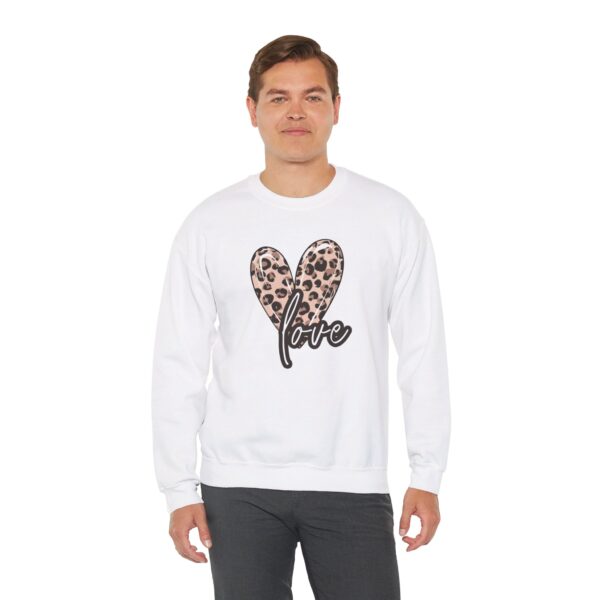 Leopard Heart Shirt, Heart Shirt, Love Shirt, Leopard Print Shirt, Retro Leopard Shirt, Animal Print T-Shirt,  For Women Sweatshirt - Image 17