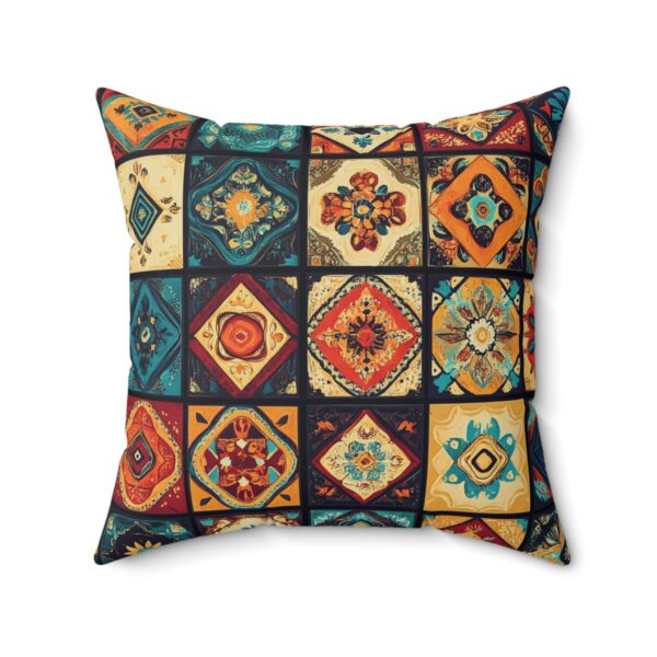 Vibrant Boho Pillow - Unique Handcrafted Design for Stunning Indoor Decor - Image 7