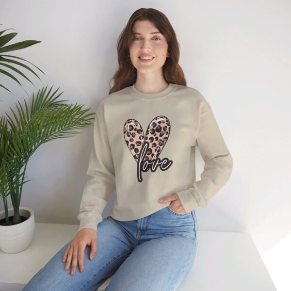 Leopard Heart Shirt, Heart Shirt, Love Shirt, Leopard Print Shirt, Retro Leopard Shirt, Animal Print T-Shirt,  For Women Sweatshirt - Image 44