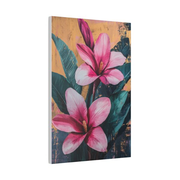Pink Tropical Blossom Canvas Art - Vibrant Floral Wall Decor for a Refreshing Home - Image 10