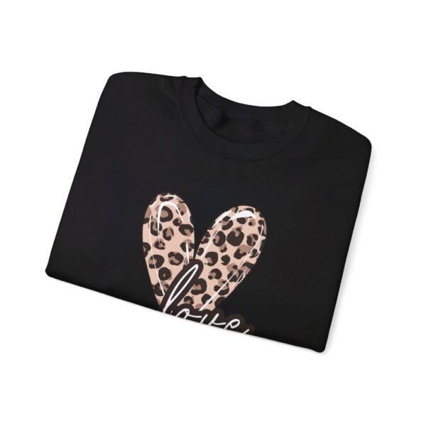 Leopard Heart Shirt, Heart Shirt, Love Shirt, Leopard Print Shirt, Retro Leopard Shirt, Animal Print T-Shirt,  For Women Sweatshirt - Image 25