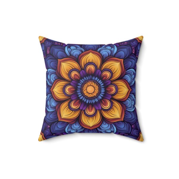 Bohemian Mandala Pillow | Vibrant Boho Accent for Your Home Decor - Image 5