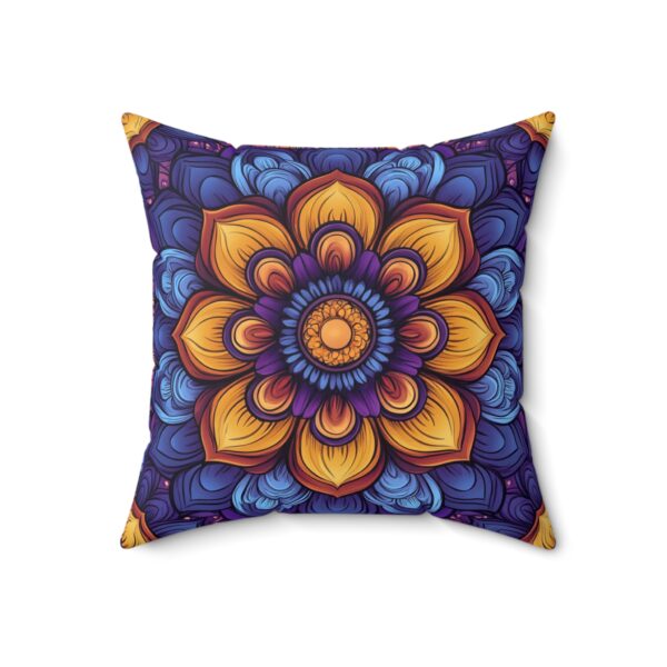 Bohemian Mandala Pillow | Vibrant Boho Accent for Your Home Decor - Image 8