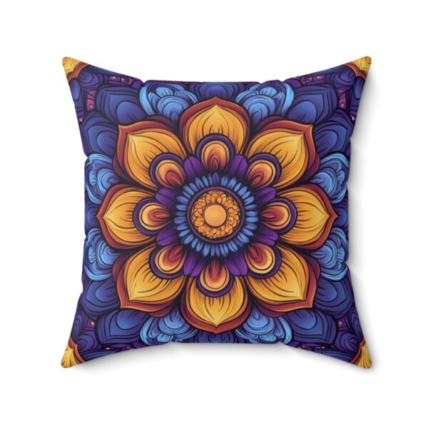 Bohemian Mandala Pillow | Vibrant Boho Accent for Your Home Decor - Image 2