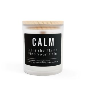 Candle-gift-frosted-glass-aromatherapy-soy-wooden-wick-11oz