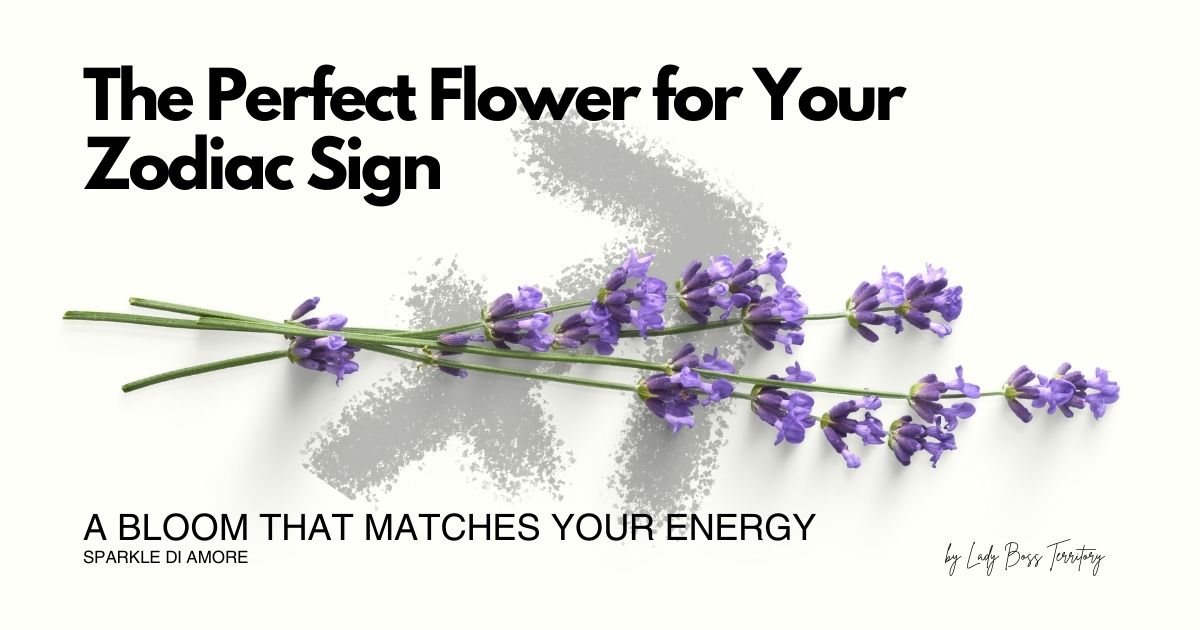 Lavender flower representing zodiac blooms, matching flowers with each zodiac sign’s energy and personality traits.
