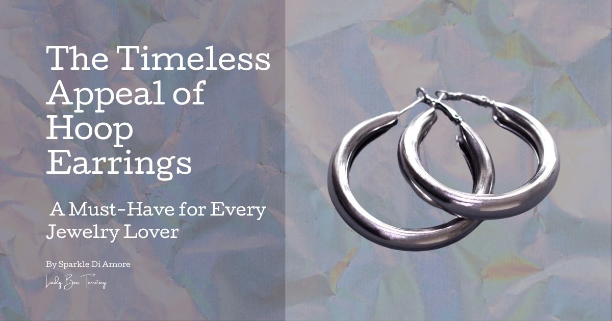 Classic silver hoop earrings on an iridescent background, showcasing their timeless style and versatility in fashion.