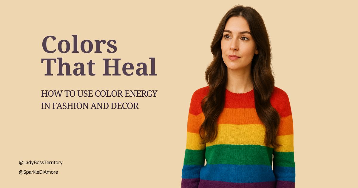 Colors That Heal – How to use color energy in fashion and décor for harmony, style, and wellbeing